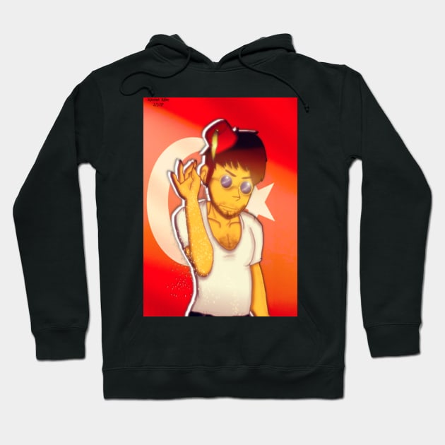 Turkey as Salt Bae Hoodie by MrDiddles